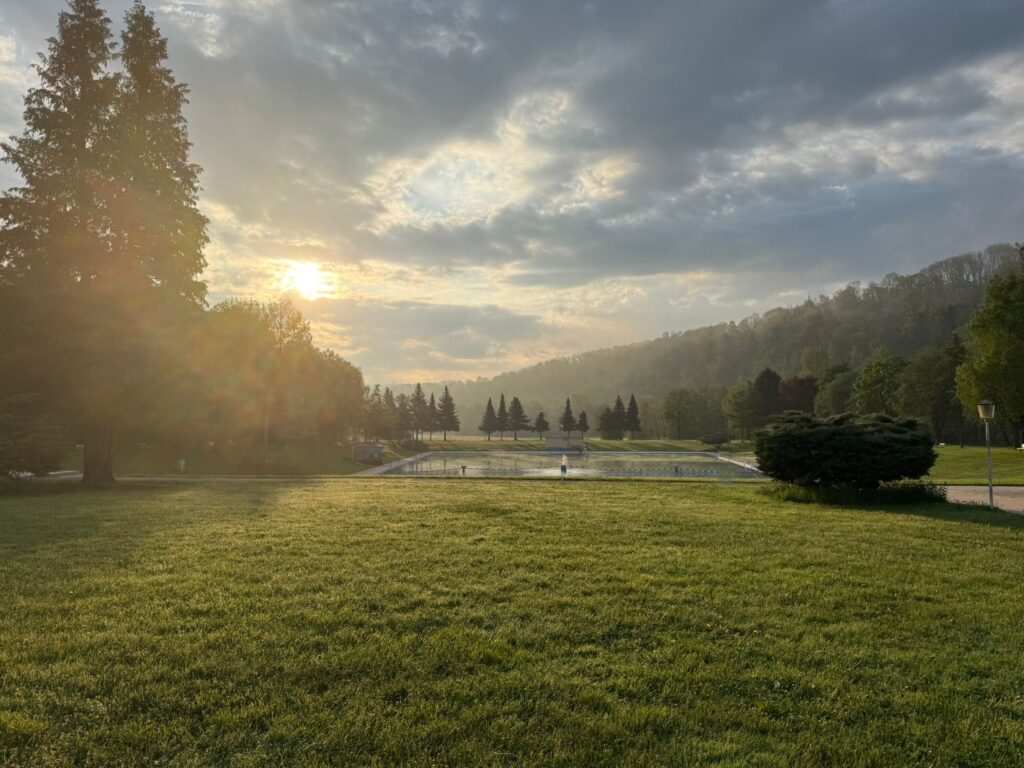 Freibad mit Sonnenaufgang 10.05.2026 Foto von C.Keller